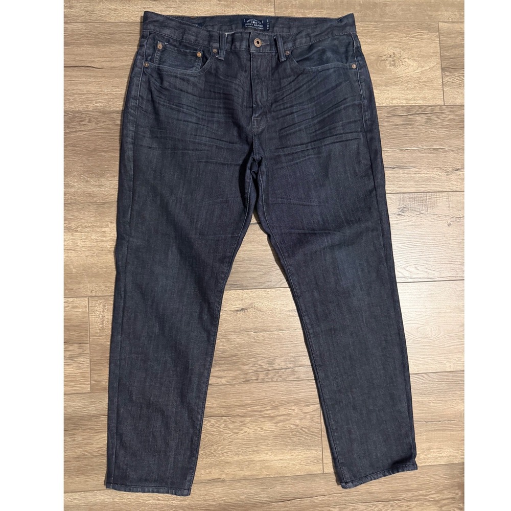 Lucky Brand 121 Heritage Slim Dark Wash Indigo Jeans 34x30 (actual 34x28) Indigo